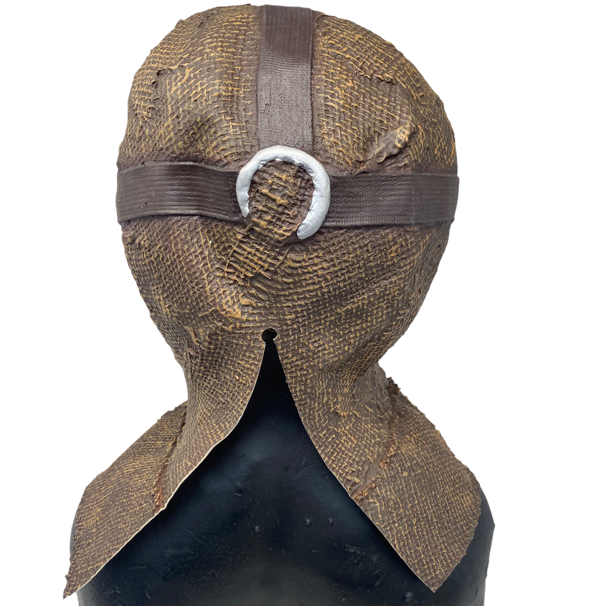 Scarecrow Mask 'Corn Creeper' Latex Burlap with attached Hockey Mask