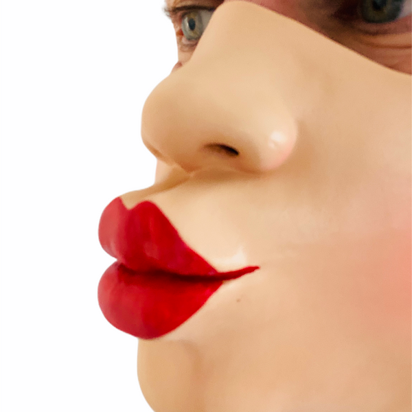 Demi-masque lèvres Jagger