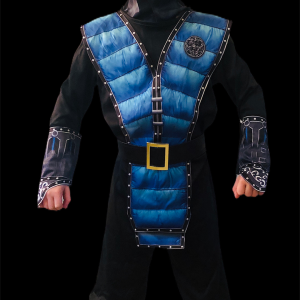 Blue Kombat Ninja Costume