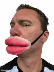 Big Lips Half Face Mask