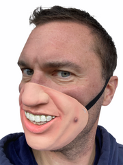Austin Powers Half Face Mask