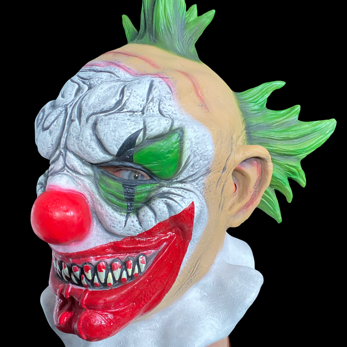 Böse Karnevalsclown-Maske