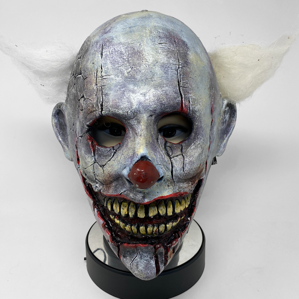 Doc Brown Clown-Gesichtsmaske aus Hartharz