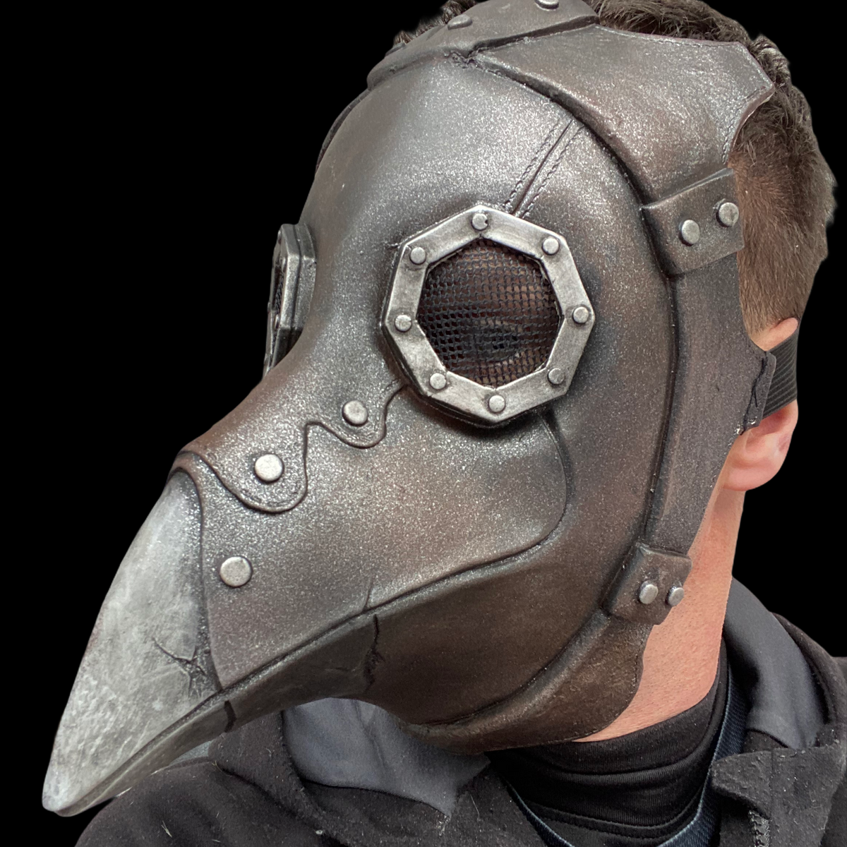 Masque de docteur de peste de corbeau de Steampunk