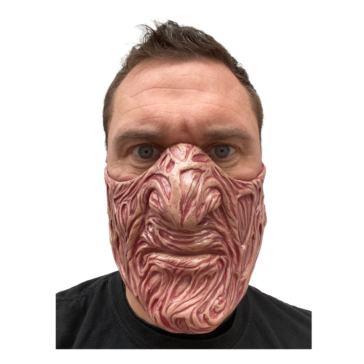 Burnt Nightmare Half Mask.