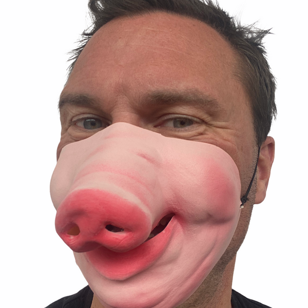 Demi-masque de cochon