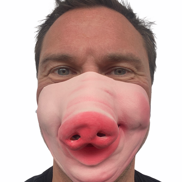 Demi-masque de cochon