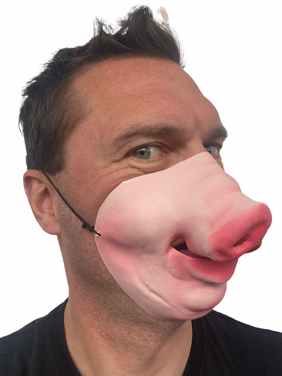 Pig Half Face Mask