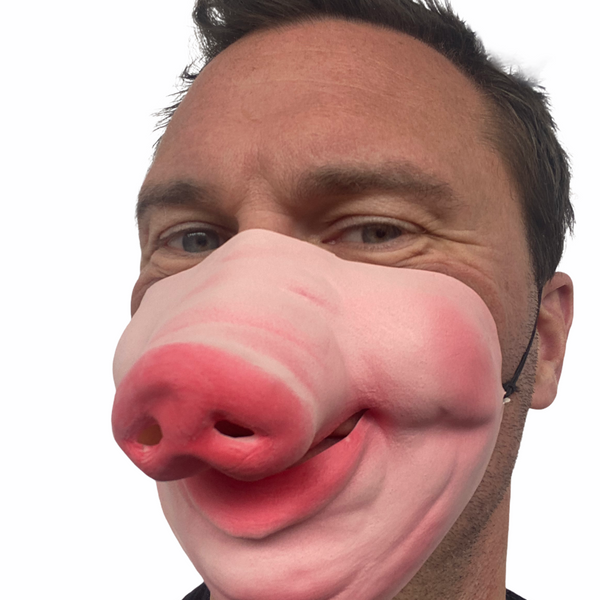 Pig Half Face Mask