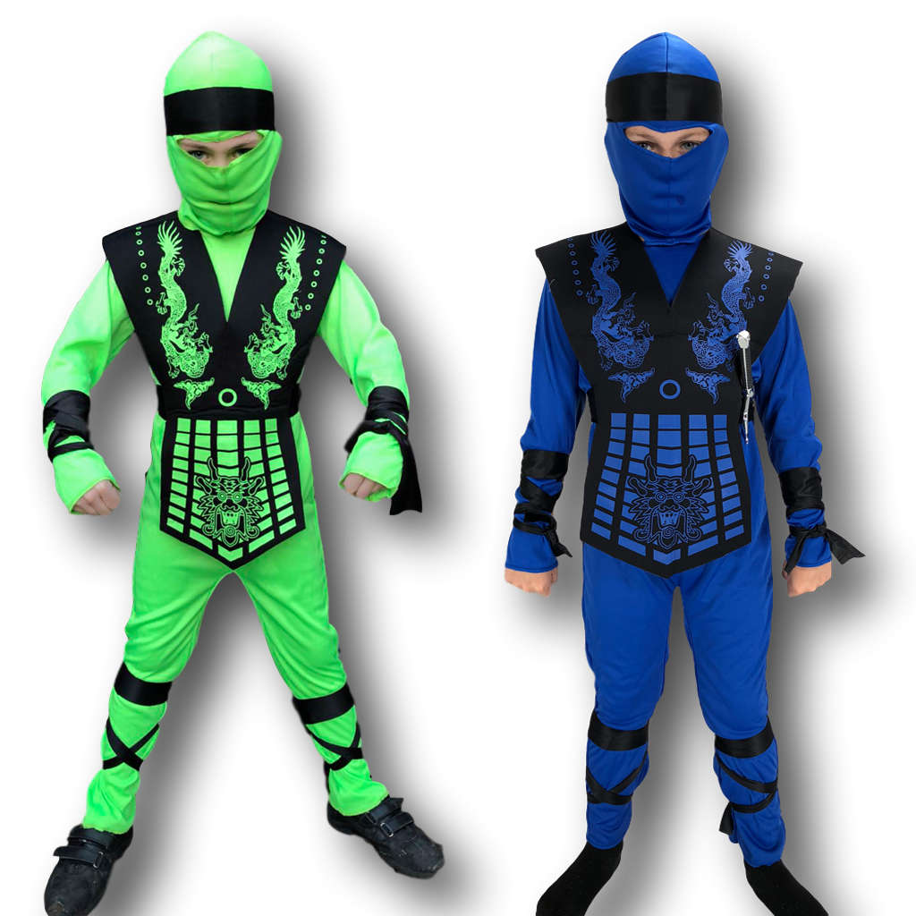 Neon Ninja Blue Costume