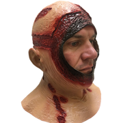 Bloody Hood Open face full head latex mask