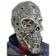 cyborg robot latex mask.