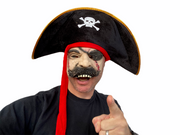 Pirate Half Face Mask