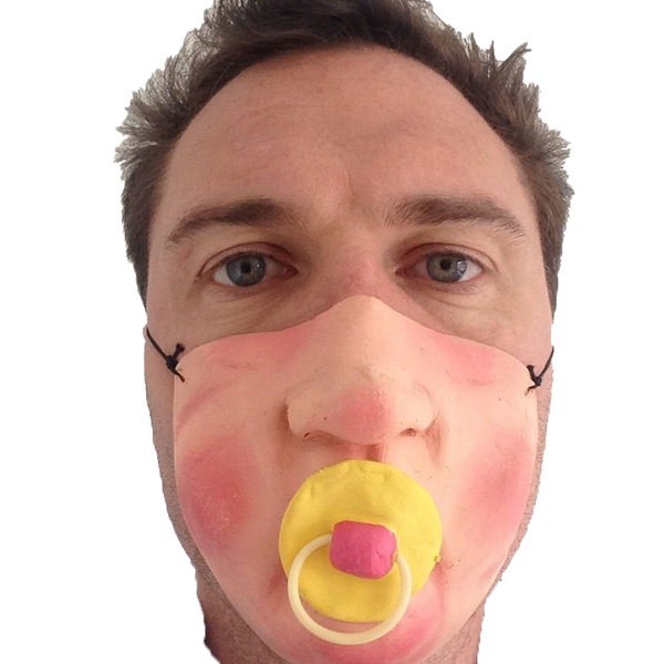 Baby Dummy Half Face Mask
