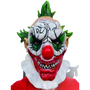 Clown Mask With Green Hair and red Nose