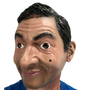 Rowan Atkinson Mr Bean Full Head Latex Mask.