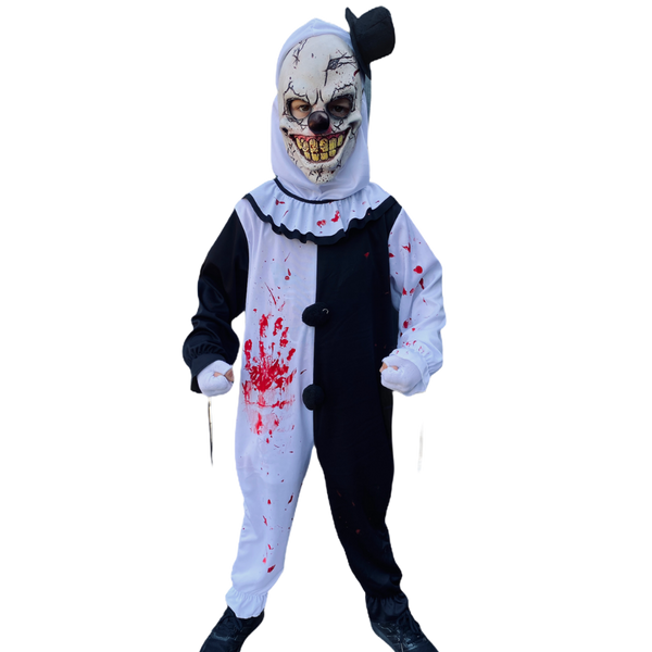 scary boys clown costume.