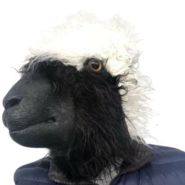 Latex Wooly Sheep Mask.