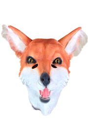 Full Head Latex fox Mask