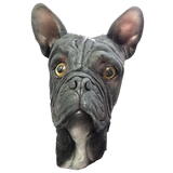 french bulldog latex mask.