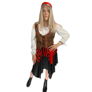 Ladies carribean pirate costume