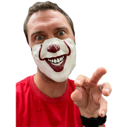 Scary Clown Half Mask.