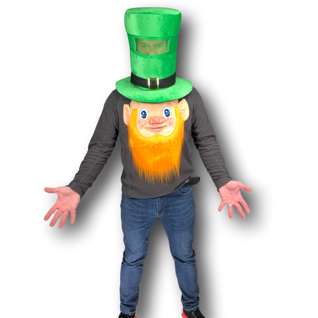 St. Patricks Day Irland Zylinder und Maske