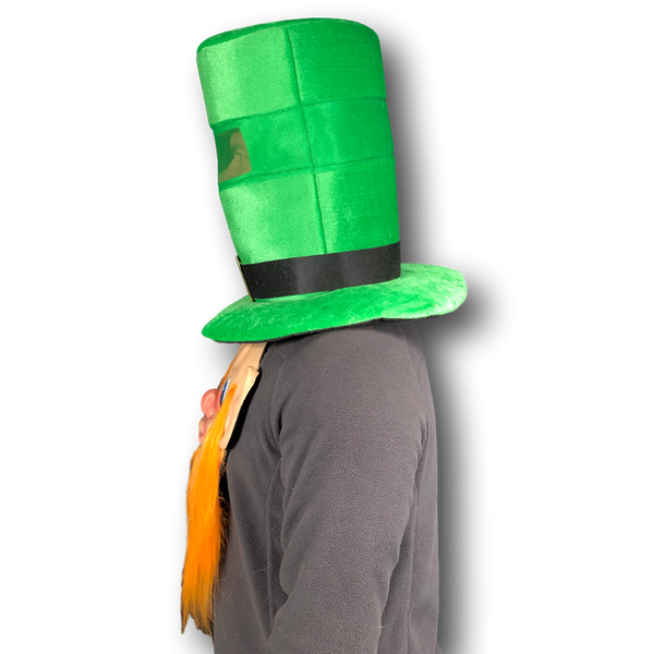 Showtime Top Hat In Green Satin St Patrick's Day Hat BH498 | Karnival - Foto 7