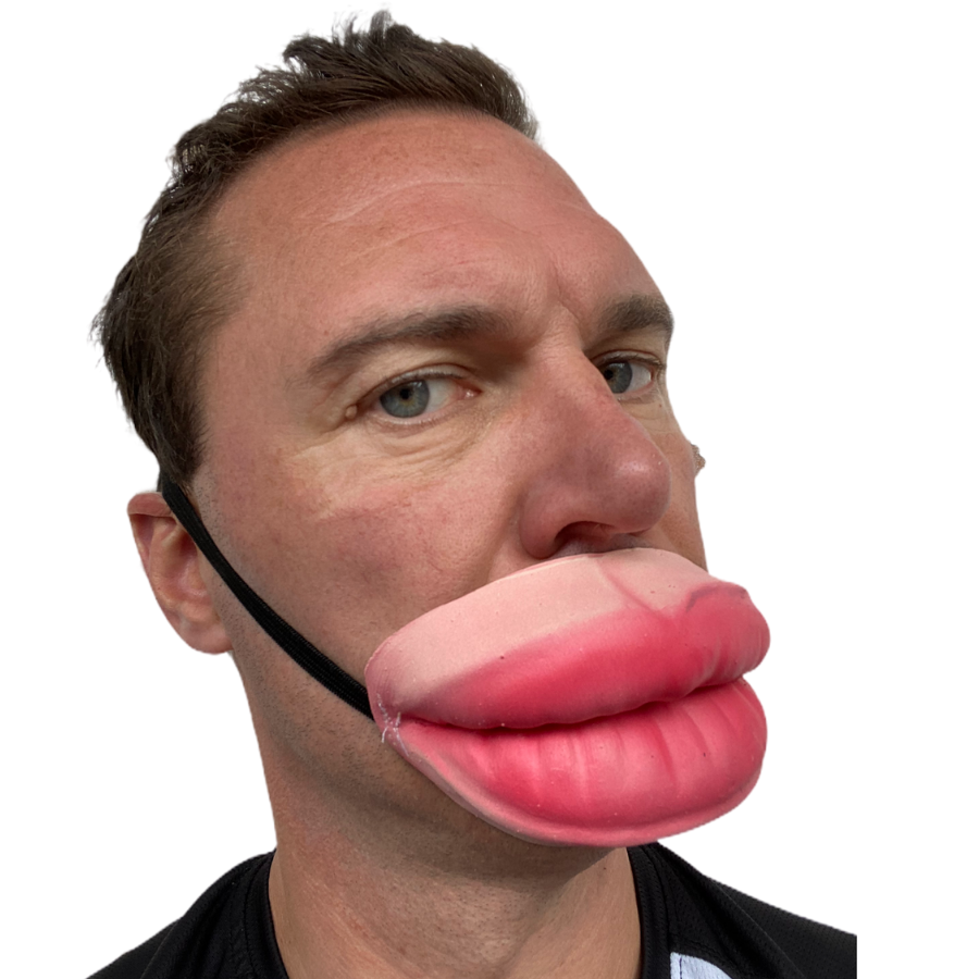 Big Lips Half Face Mask