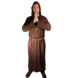 Monk Costume for Men with Gold Cross.