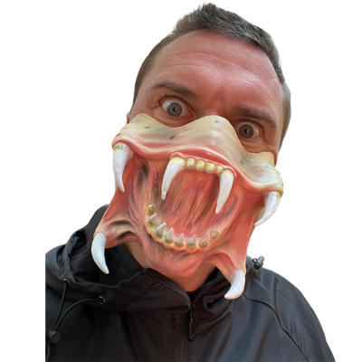 Predator Half Face Latex Mask. Alien and Predator.