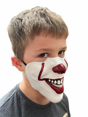 Scary Clown Half Mask.