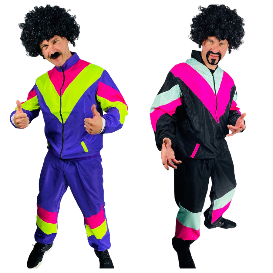 80s Shell Suit Fancy Dress Costumes