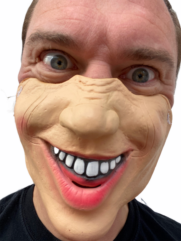 Smiley Guy Half Face Mask