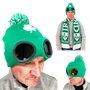 Ireland St Patricks Day Hat with Goggles. Cp Company Style Hat.