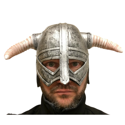 Latex Viking Helmet Mask. Skyrim Mask.