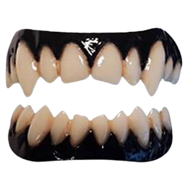 fake movie quality teeth.